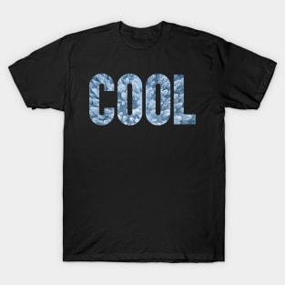 Cool lettering with snowy forest fill T-Shirt